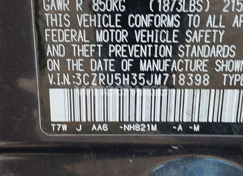 Photo 9 of 2018 Honda Hr-v LX (VIN 3CZRU5H35JM718398)