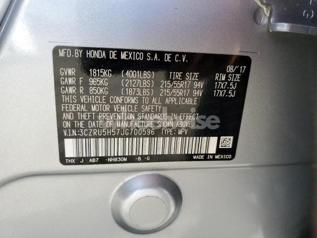 Photo 12 of 2018 HONDA HR-V EX (VIN 3CZRU5H57JG700596)