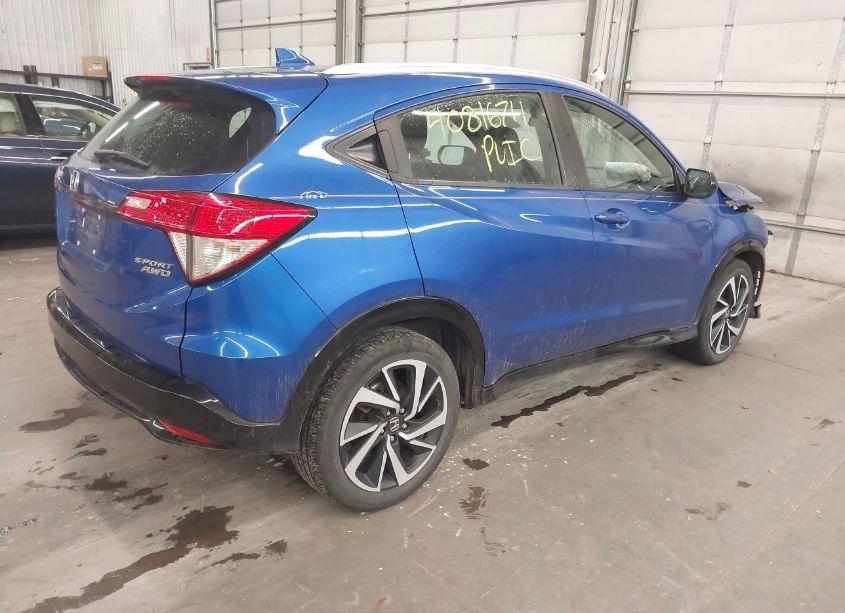 Photo 4 of 2019 Honda Hr-v SPORT (VIN 3CZRU6H10KG719642)