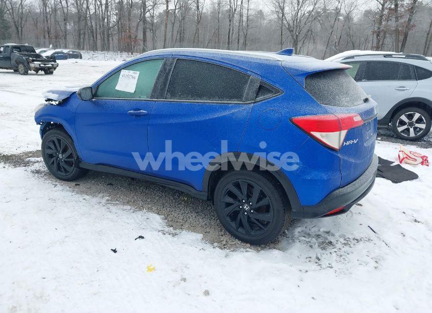 Photo 3 of 2021 Honda Hr-v AWD SPORT (VIN 3CZRU6H10MM711772)