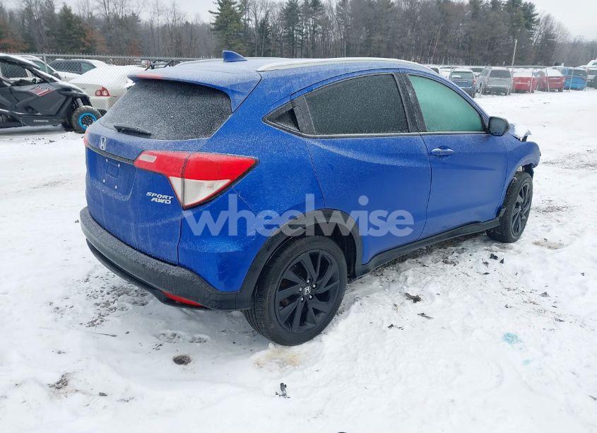 Photo 4 of 2021 Honda Hr-v AWD SPORT (VIN 3CZRU6H10MM711772)