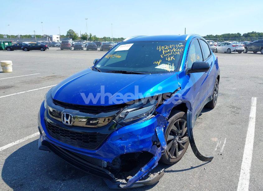 Photo 2 of 2021 Honda Hr-v AWD SPORT (VIN 3CZRU6H10MM726627)