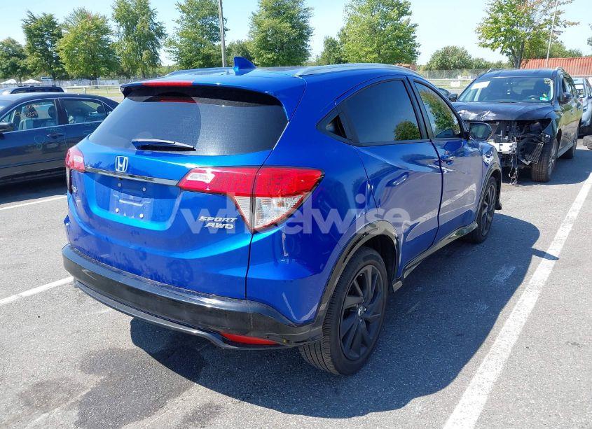 Photo 4 of 2021 Honda Hr-v AWD SPORT (VIN 3CZRU6H10MM726627)