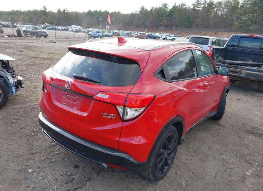 Photo 4 of 2022 Honda Hr-v AWD SPORT (VIN 3CZRU6H11NM727948)