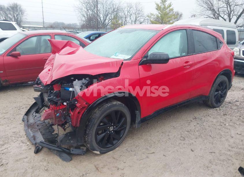 Photo 2 of 2021 Honda Hr-v AWD SPORT (VIN 3CZRU6H13MM700085)