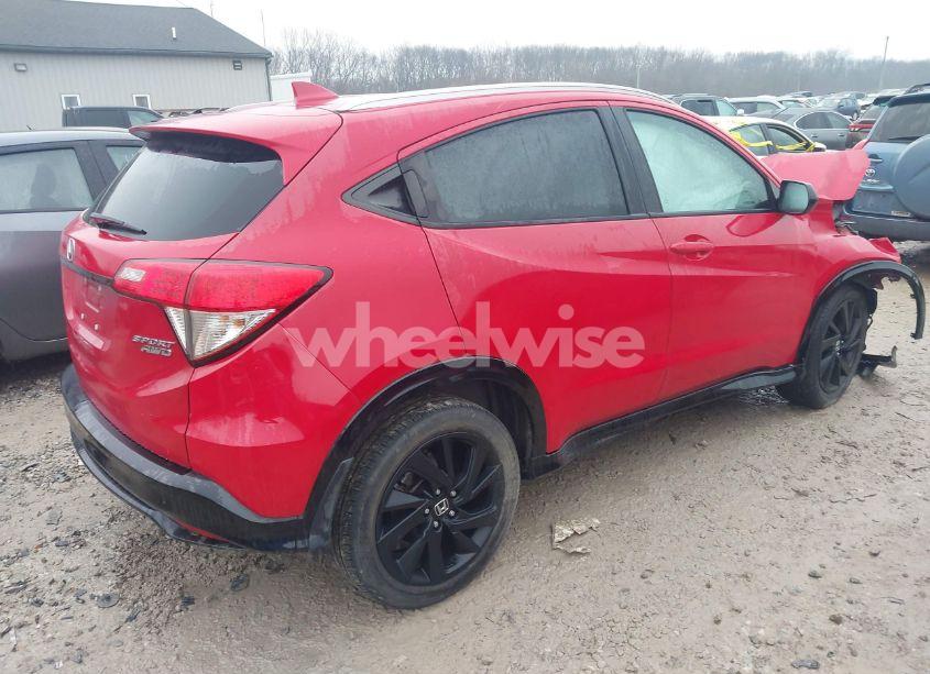 Photo 4 of 2021 Honda Hr-v AWD SPORT (VIN 3CZRU6H13MM700085)