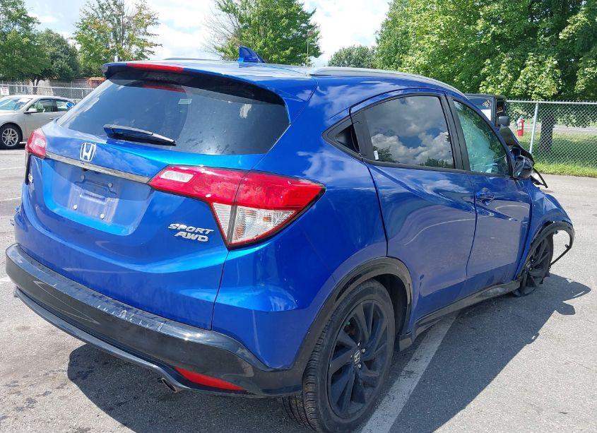 Photo 4 of 2021 Honda Hr-v AWD SPORT (VIN 3CZRU6H13MM747603)