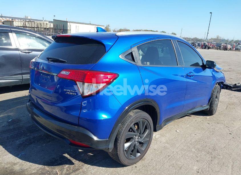 Photo 4 of 2022 Honda Hr-v AWD SPORT (VIN 3CZRU6H13NM701397)