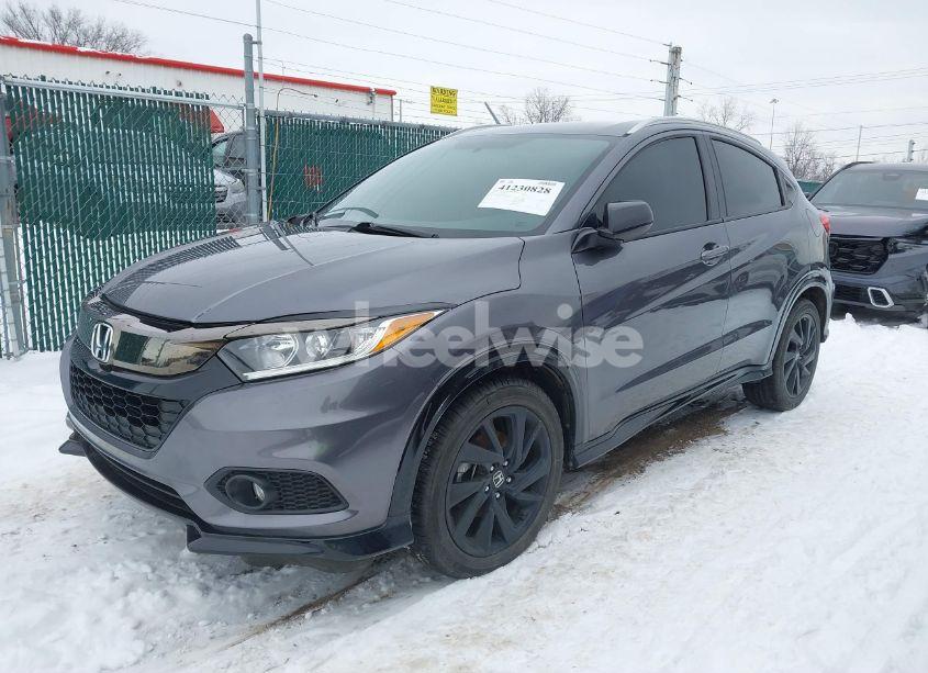 Photo 2 of 2021 Honda Hr-v AWD SPORT (VIN 3CZRU6H14MM702752)