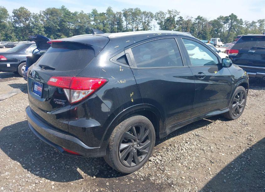 Photo 4 of 2022 Honda Hr-v AWD SPORT (VIN 3CZRU6H14NM709461)