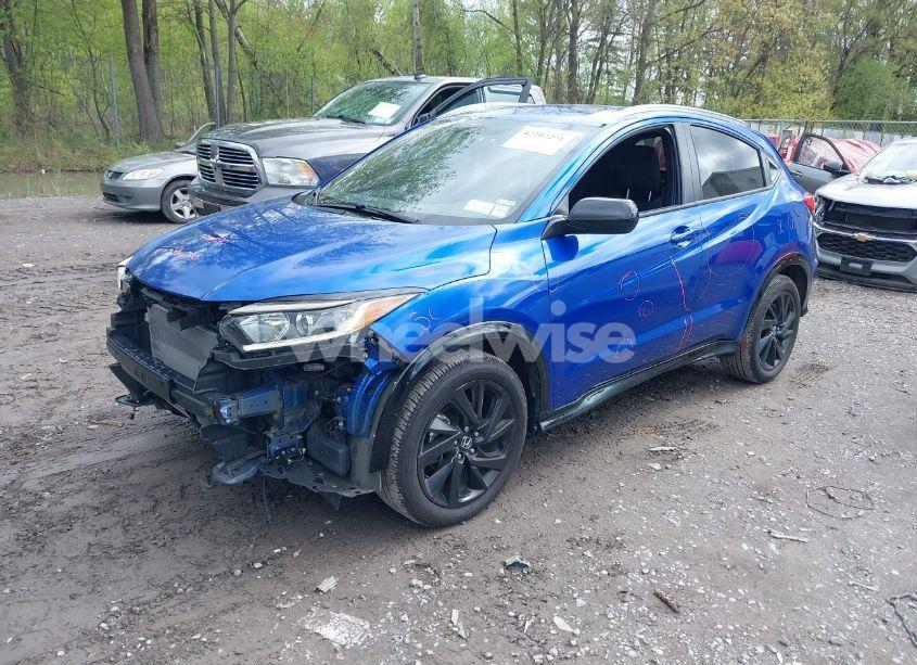 Photo 2 of 2021 Honda Hr-v AWD SPORT (VIN 3CZRU6H15MM749045)