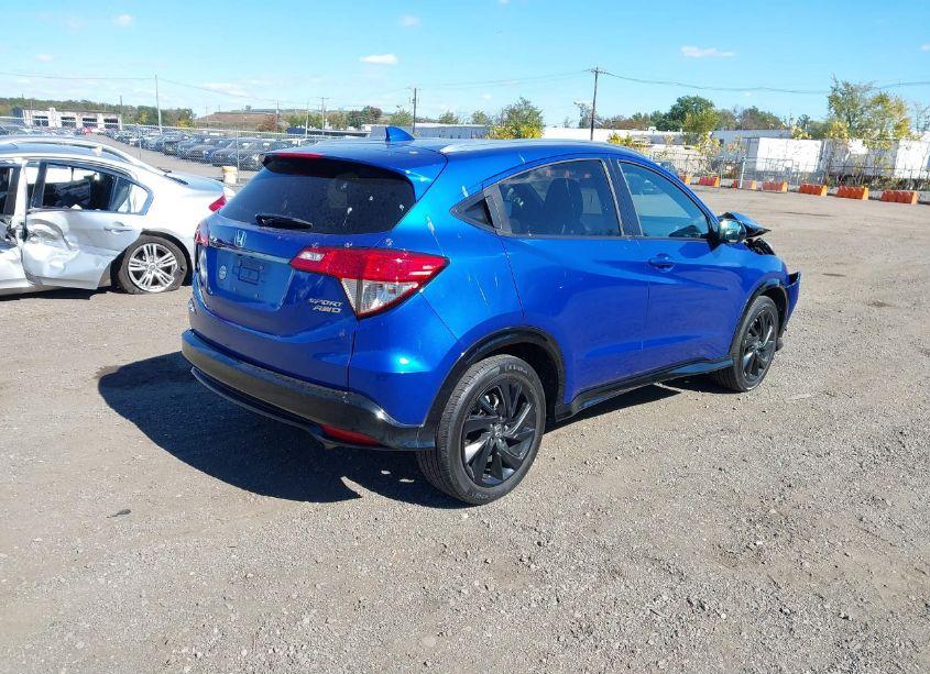 Photo 4 of 2021 Honda Hr-v AWD SPORT (VIN 3CZRU6H15MM752124)
