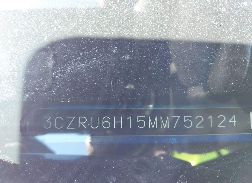 Photo 9 of 2021 Honda Hr-v AWD SPORT (VIN 3CZRU6H15MM752124)