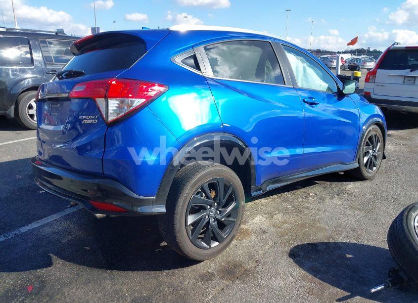 Photo 4 of 2022 Honda Hr-v AWD SPORT (VIN 3CZRU6H15NM769684)