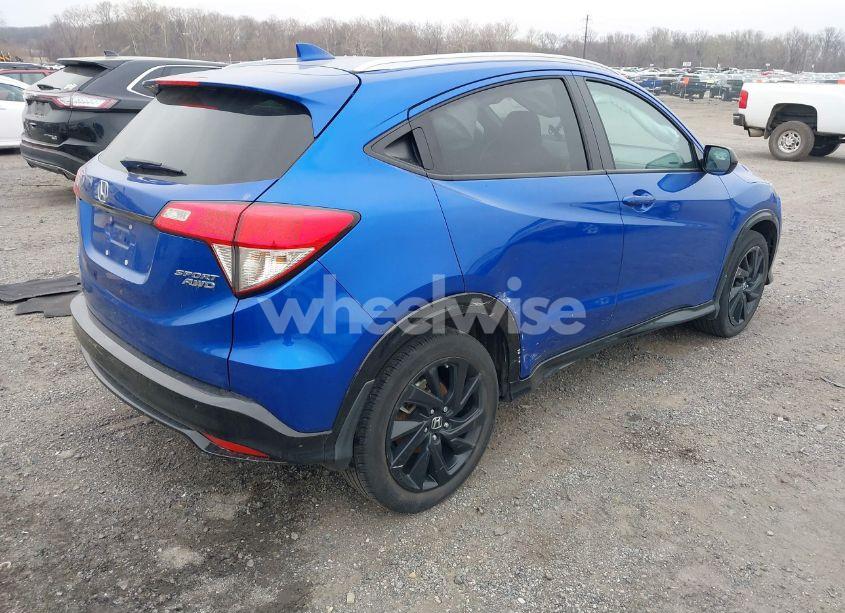 Photo 4 of 2022 Honda Hr-v AWD SPORT (VIN 3CZRU6H16NM732210)