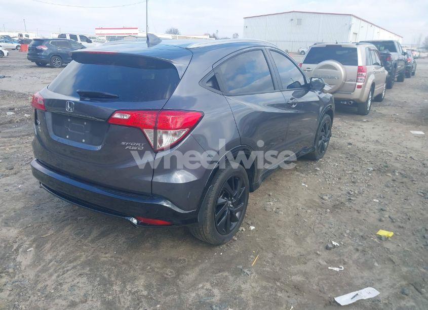 Photo 4 of 2021 Honda Hr-v AWD SPORT (VIN 3CZRU6H18MM753722)