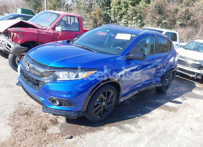 Photo 2 of 2022 Honda Hr-v AWD SPORT (VIN 3CZRU6H19NM723520)