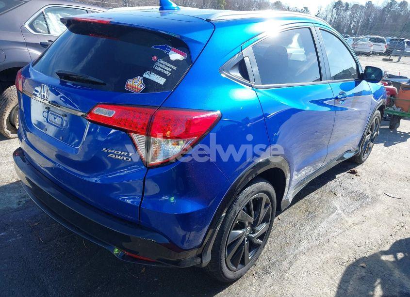 Photo 4 of 2022 Honda Hr-v AWD SPORT (VIN 3CZRU6H19NM723520)