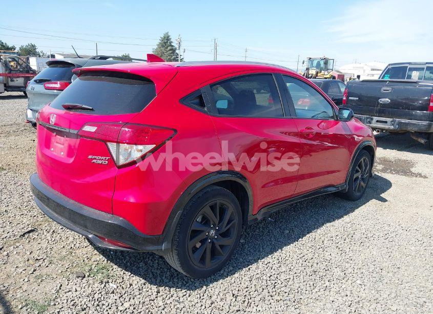 Photo 4 of 2022 Honda Hr-v AWD SPORT (VIN 3CZRU6H19NM748188)