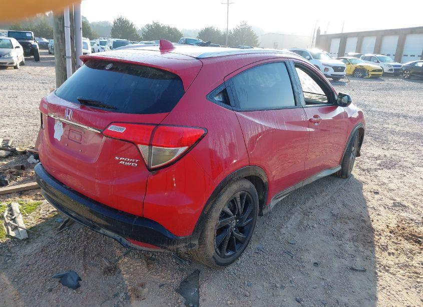 Photo 4 of 2022 Honda Hr-v AWD SPORT (VIN 3CZRU6H1XNM704054)