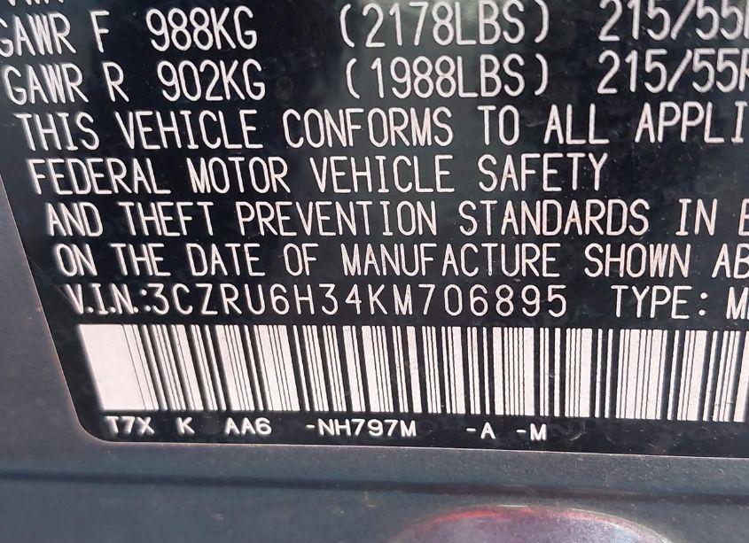 Photo 9 of 2019 Honda Hr-v LX (VIN 3CZRU6H34KM706895)