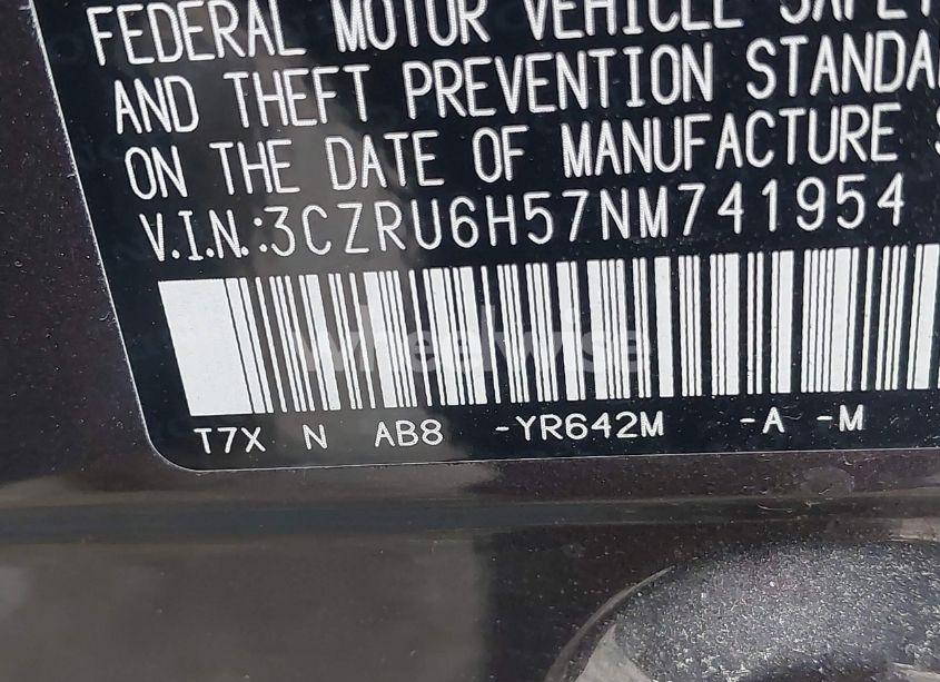 Photo 9 of 2022 Honda Hr-v AWD EX (VIN 3CZRU6H57NM741954)