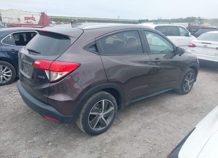 Photo 4 of 2022 Honda Hr-v AWD EX (VIN 3CZRU6H58NM707358)