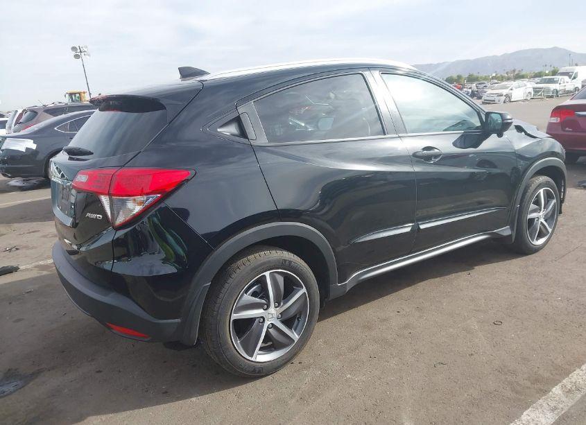 Photo 4 of 2021 Honda Hr-v AWD EX-L (VIN 3CZRU6H70MM729600)