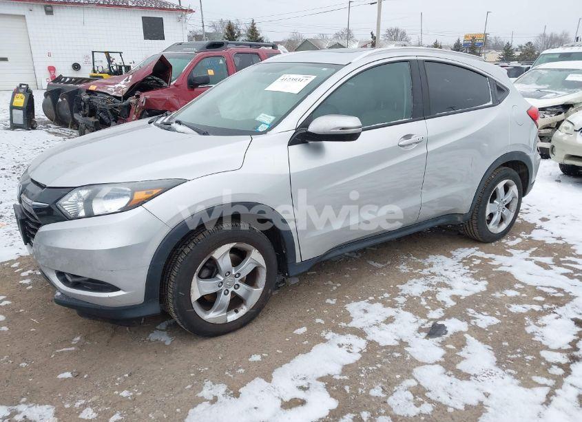 Photo 2 of 2016 Honda Hr-v EX-L (VIN 3CZRU6H71GM733952)