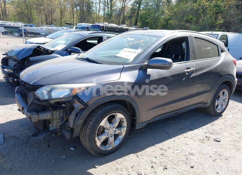 Photo 2 of 2016 Honda Hr-v EX-L (VIN 3CZRU6H77GM700616)