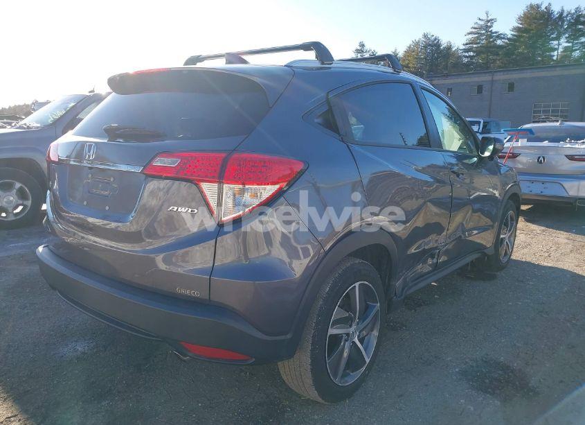 Photo 4 of 2021 Honda Hr-v AWD EX-L (VIN 3CZRU6H7XMM724565)