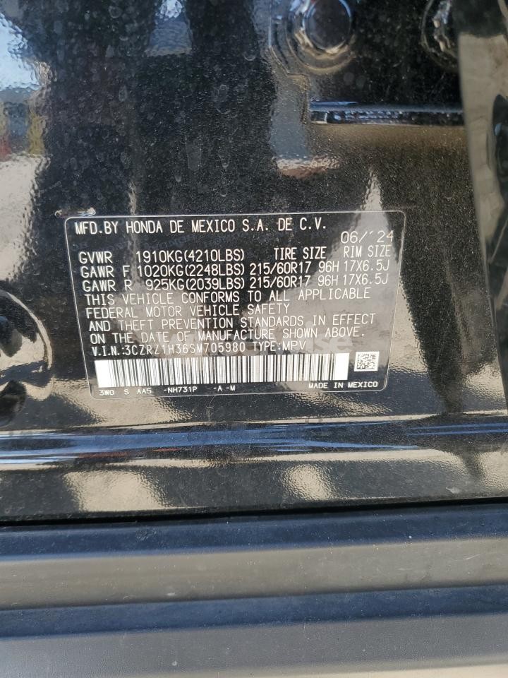 Photo 14 of 2025 HONDA HR-V LX (VIN 3CZRZ1H36SM705980)