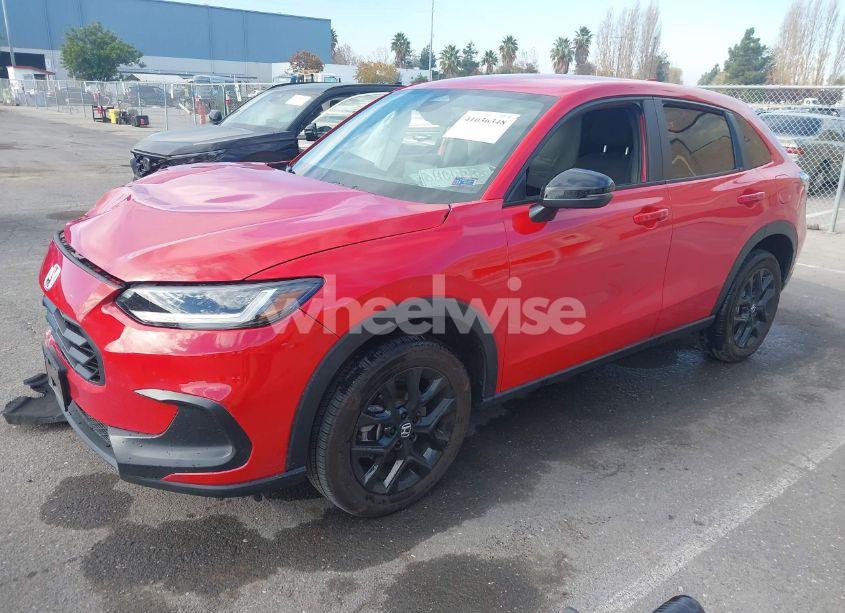 Photo 2 of 2024 Honda Hr-v 2WD SPORT/2WD SPORT W/O BSI (VIN 3CZRZ1H58RM706561)