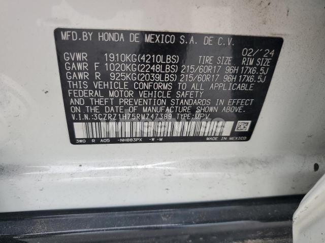 Photo 5 of 2024 HONDA HR-V EXL (VIN 3CZRZ1H75RM747389)