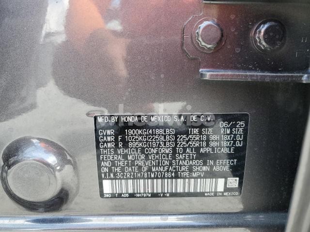 Photo 12 of 2026 HONDA HR-V EXL (VIN 3CZRZ1H78TM707864)
