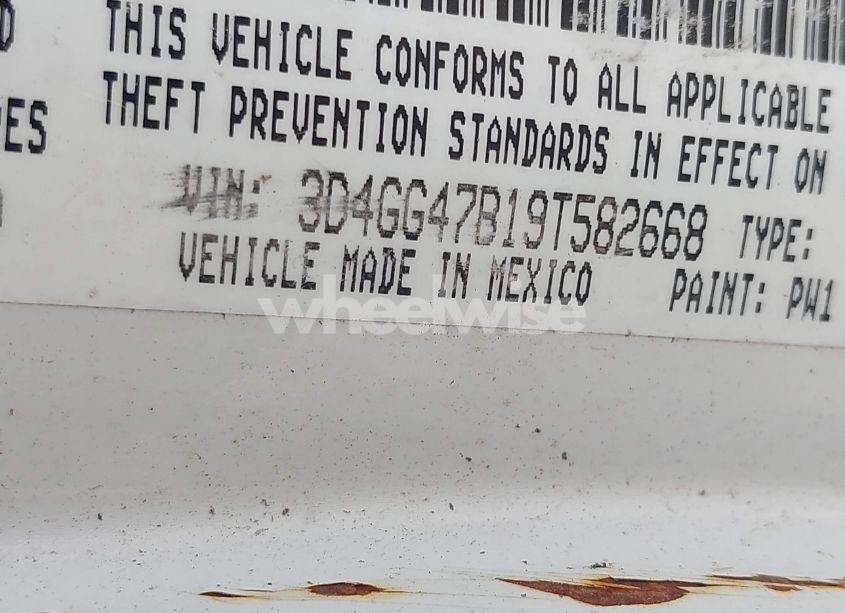 Photo 9 of 2009 Dodge Journey SE (VIN 3D4GG47B19T582668)