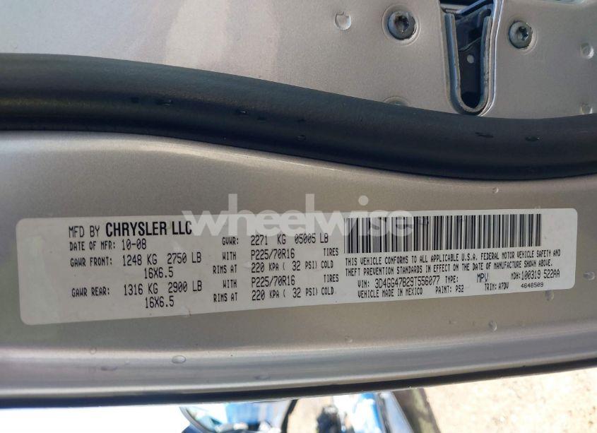 Photo 9 of 2009 Dodge Journey SE (VIN 3D4GG47B29T556077)