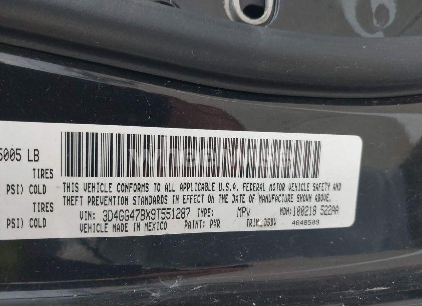 Photo 9 of 2009 Dodge Journey SE (VIN 3D4GG47BX9T551287)