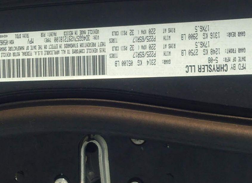 Photo 9 of 2009 Dodge Journey SXT (VIN 3D4GG57V29T218100)