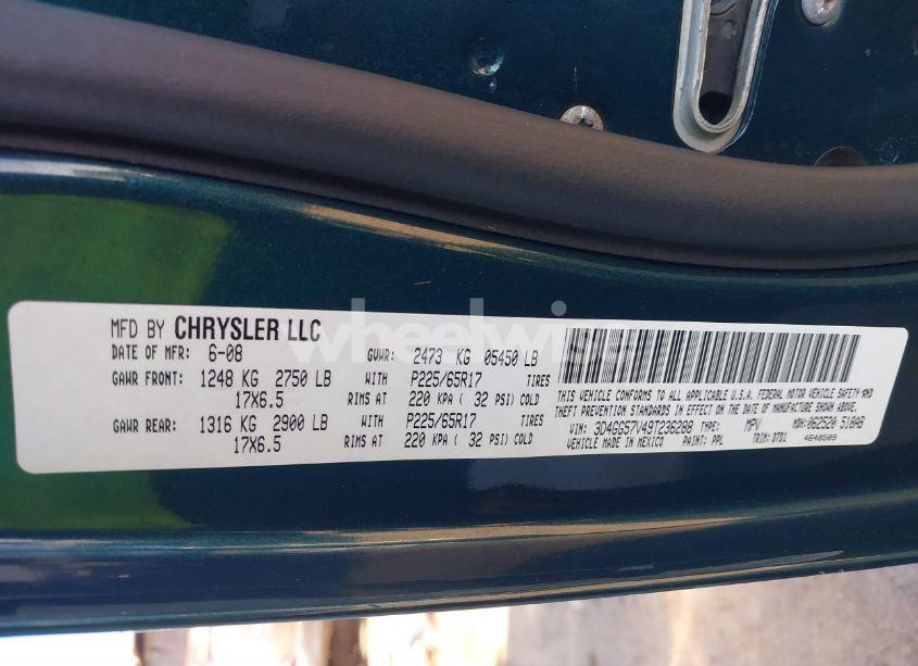 Photo 9 of 2009 Dodge Journey SXT (VIN 3D4GG57V49T236288)