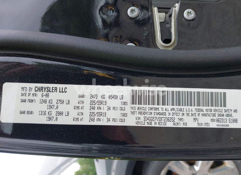 Photo 9 of 2009 Dodge Journey SXT (VIN 3D4GG57V59T236252)