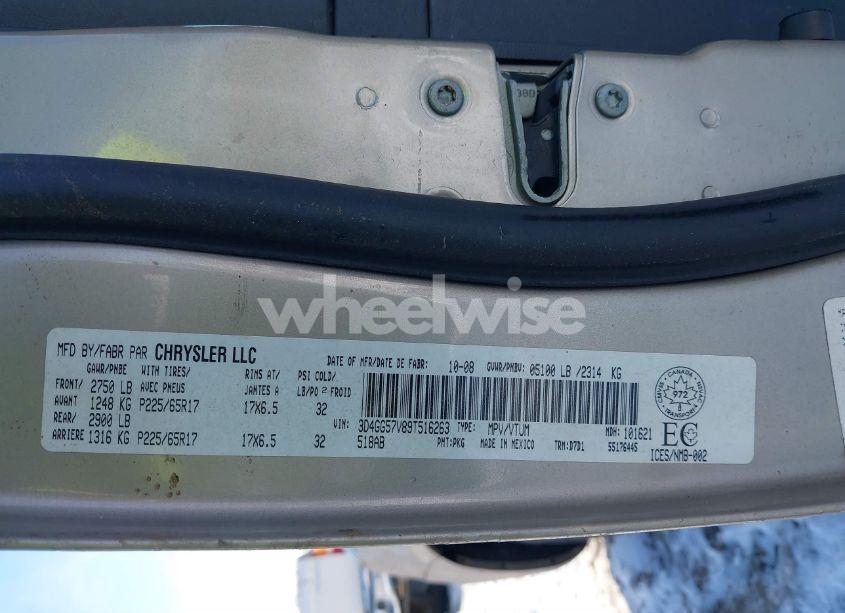 Photo 9 of 2009 Dodge Journey SXT (VIN 3D4GG57V89T516263)