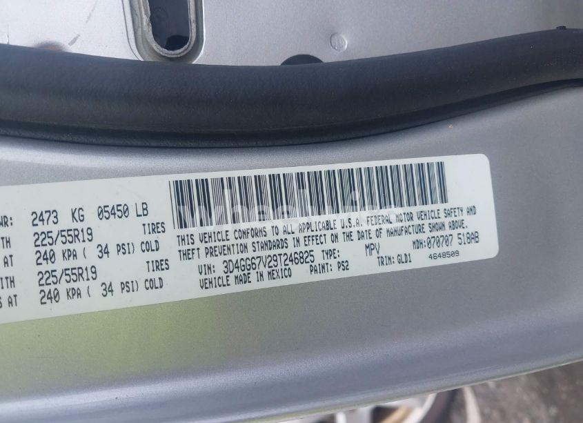 Photo 9 of 2009 Dodge Journey R/T (VIN 3D4GG67V29T246825)