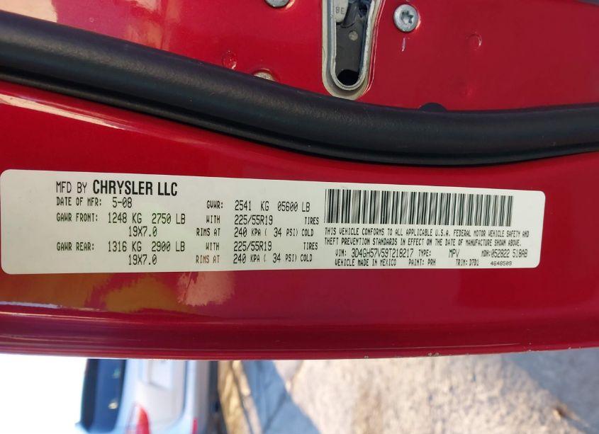 Photo 9 of 2009 Dodge Journey SXT (VIN 3D4GH57V59T218217)