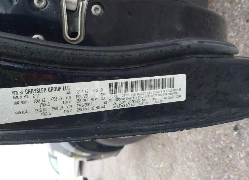 Photo 9 of 2011 Dodge Journey MAINSTREET (VIN 3D4PG1FG1BT516350)