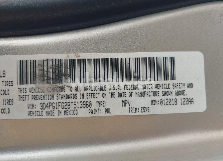 Photo 9 of 2011 Dodge Journey MAINSTREET (VIN 3D4PG1FG2BT513960)