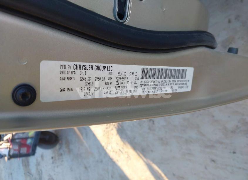 Photo 9 of 2011 Dodge Journey MAINSTREET (VIN 3D4PG1FG3BT538303)