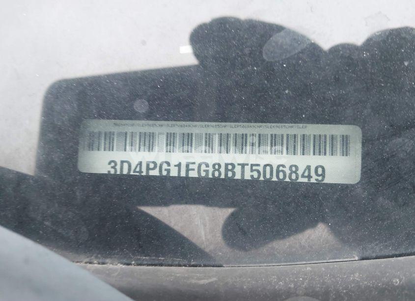 Photo 9 of 2011 Dodge Journey MAINSTREET (VIN 3D4PG1FG8BT506849)