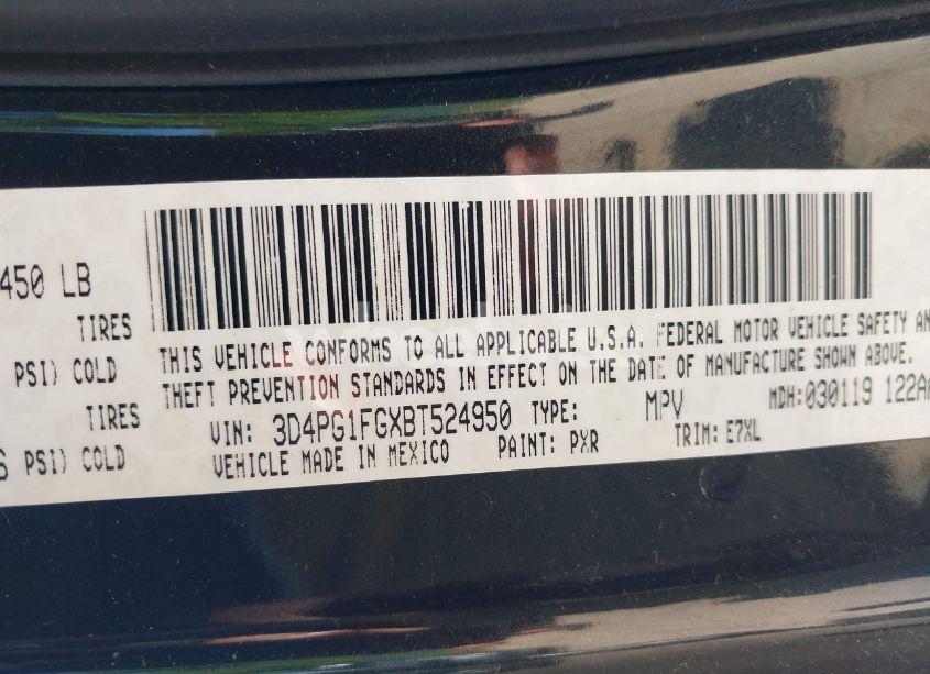 Photo 9 of 2011 Dodge Journey MAINSTREET (VIN 3D4PG1FGXBT524950)