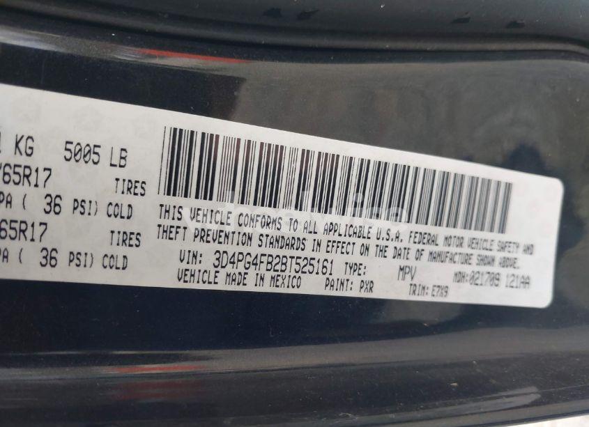 Photo 9 of 2011 Dodge Journey EXPRESS (VIN 3D4PG4FB2BT525161)